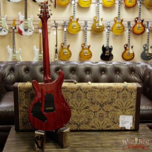 PRS Wood Library Artist Package Quilt Top Custom 24 Piezo P24 Brazilian Rosewood Board Bonnie Pink Cherry Burst - Image 13