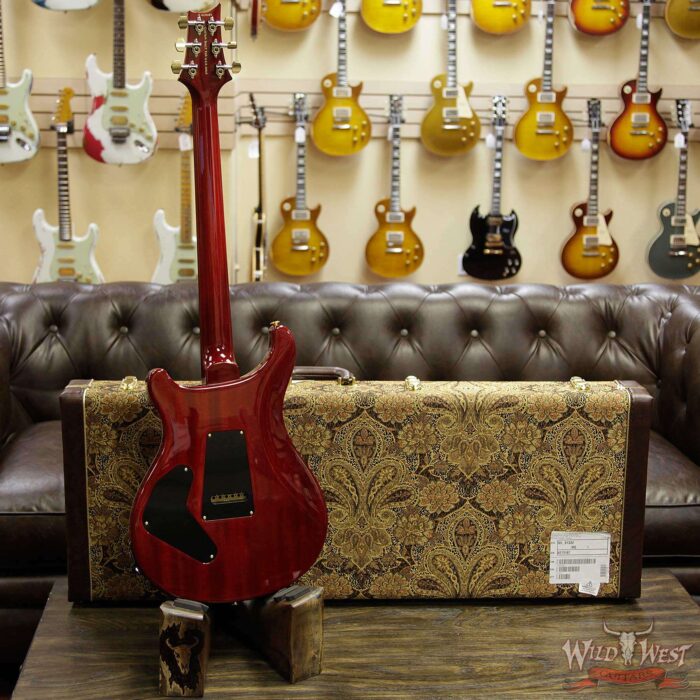 PRS Wood Library Artist Package Quilt Top Custom 24 Piezo P24 Brazilian Rosewood Board Bonnie Pink Cherry Burst - Image 13