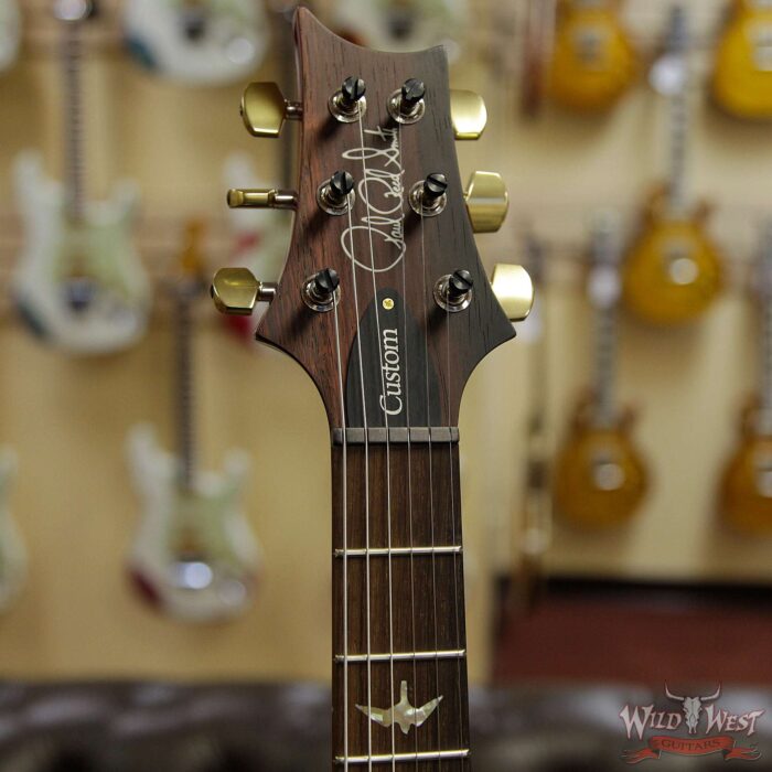 PRS Wood Library Artist Package Quilt Top Custom 24 Piezo P24 Brazilian Rosewood Board Bonnie Pink Cherry Burst - Image 7