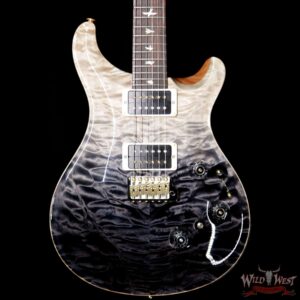 PRS Wood Library Artist Package Quilt Top Custom 24 Piezo P24 Brazilian Rosewood Board Grey Black Fade - Image 3