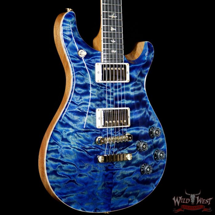 Paul Reed Smith Wood Library Artist Package McCarty 594 Quilt Maple Top Ebony Fretboard River Blue - Image 4