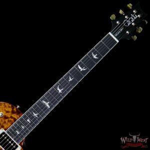 PRS Wood Library Artist Package McCarty Singlecut SC 594 Quilt Top Ebony Fretboard Yellow Tiger - Image 9