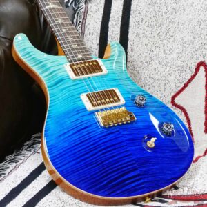 Paul Reed Smith PRS Wood Library 10 Top Custom 24 Brazilian Rosewood Fingerboard Blue Fade (US Only / No International Shipping) - Image 8