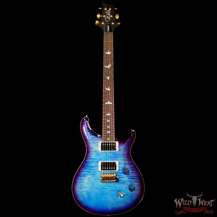 Paul Reed Smith PRS Wood Library 10 Top Custom 24 Brazilian Rosewood Fingerboard Aquabluex Purple Burst (US Only / No International Shipping) - Image 3