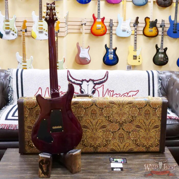 Paul Reed Smith PRS Wood Library 10 Top Custom 24 Brazilian Rosewood Fingerboard Aquabluex Purple Burst (US Only / No International Shipping) - Image 9