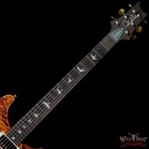 Paul Reed Smith Wood Library 10 Top Custom 24-08 Roasted Flame Maple Neck Brazilian Rosewood Board Copperhead - Image 4