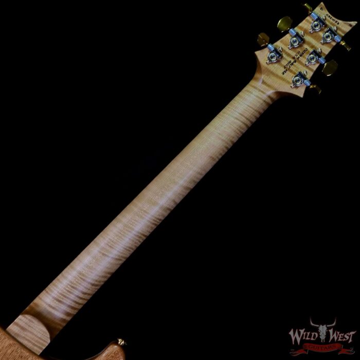 Paul Reed Smith Wood Library 10 Top Custom 24-08 Roasted Flame Maple Neck Brazilian Rosewood Board Copperhead - Image 5