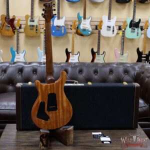 PRS Wood Library 10 Top Custom 24 Floyd Rose Ebony Fingerboard Roasted Flame Maple Neck Eriza Verde - Image 9