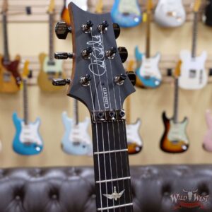 PRS Wood Library 10 Top Custom 24 Floyd Rose Ebony Fingerboard Roasted Flame Maple Neck Eriza Verde - Image 7
