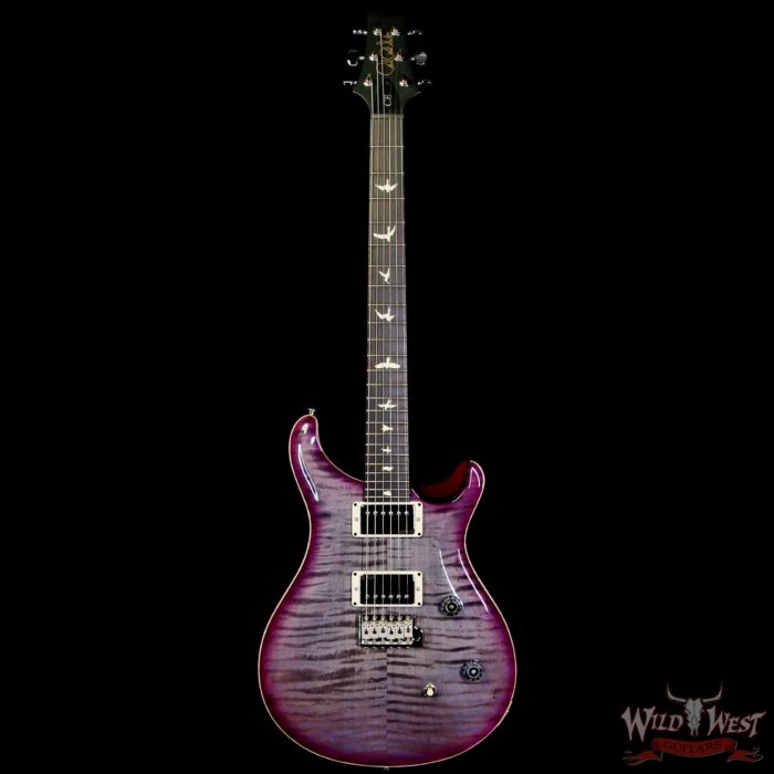 Paul Reed Smith PRS Wild West Guitars Special Run CE 24 Painted Black Neck 57/08 Covered Pickups Faded Grey Black Purple Burst 7.55 LBS - Image 3