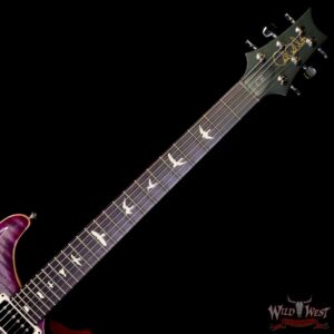 Paul Reed Smith PRS Wild West Guitars Special Run CE 24 Painted Black Neck 57/08 Covered Pickups Faded Grey Black Purple Burst 7.55 LBS - Image 4