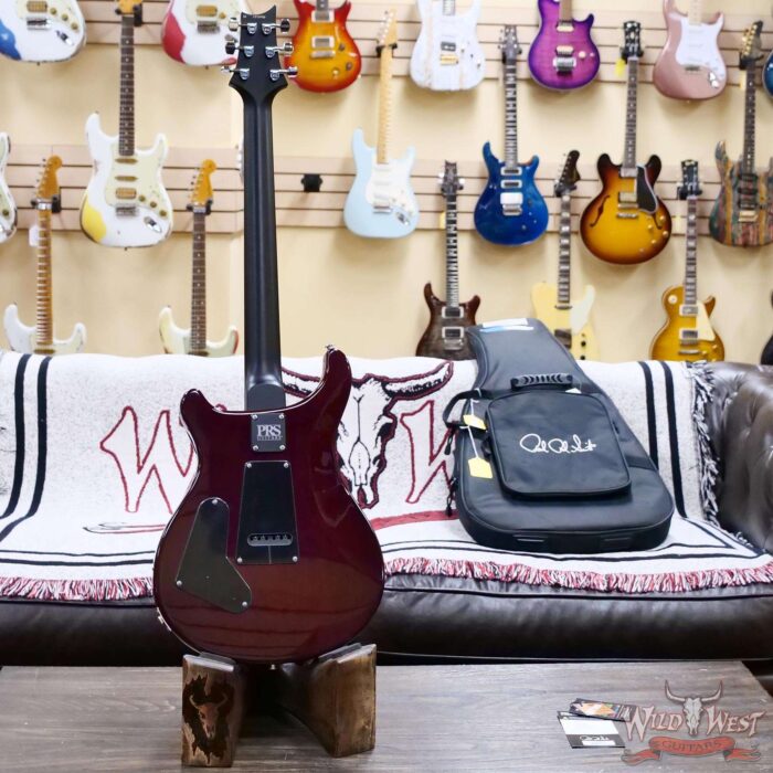 Paul Reed Smith PRS Wild West Guitars Special Run CE 24 Painted Black Neck 57/08 Covered Pickups Faded Grey Black Purple Burst 7.55 LBS - Image 8