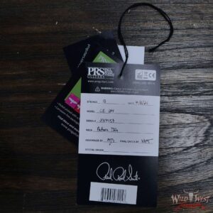 PRS Wild West Guitars Special Run Flame Top Black Neck CE 24 Faded Grey Black Blue Burst 314459 - Image 11