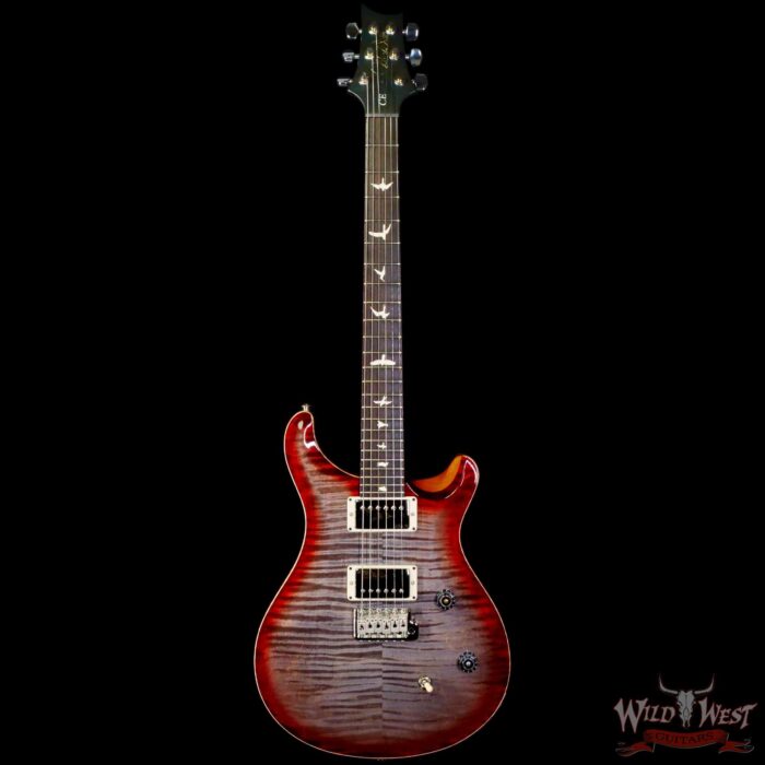 Paul Reed Smith PRS Wild West Guitars 2023 Special Run CE 24 Painted Black Neck 57/08 Pickups Faded Grey Black Cherry Burst - Image 3