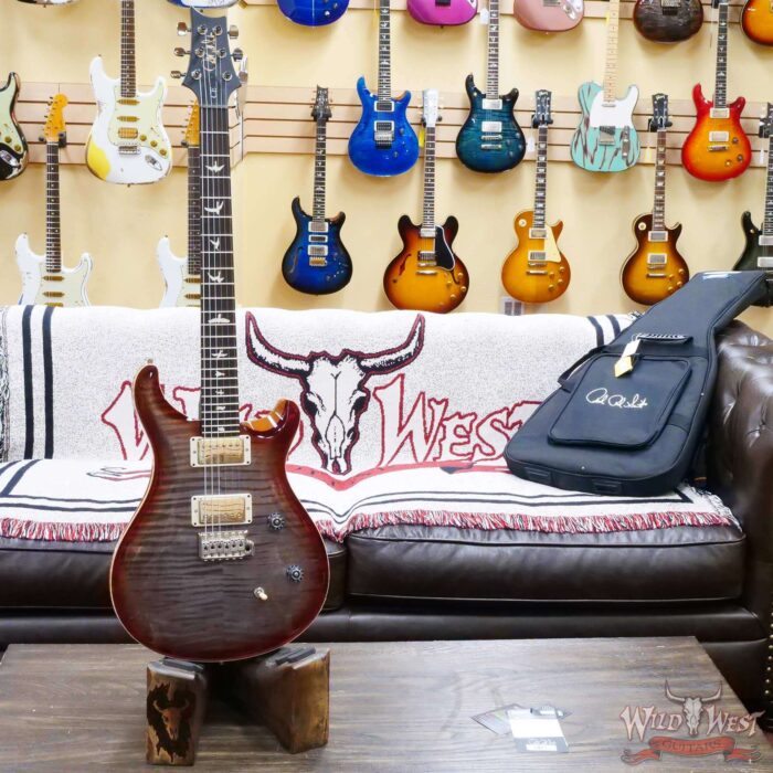 Paul Reed Smith PRS Wild West Guitars 2023 Special Run CE 24 Painted Black Neck 57/08 Pickups Faded Grey Black Cherry Burst - Image 5