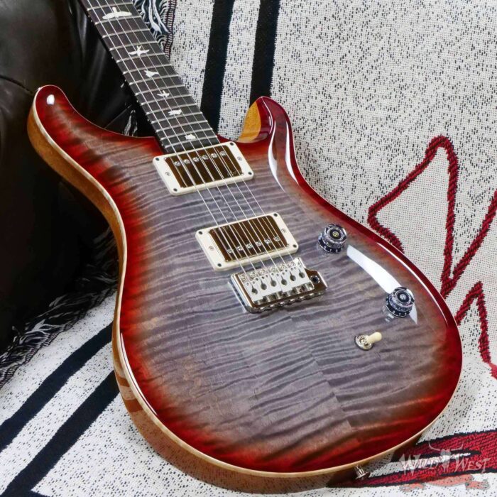 Paul Reed Smith PRS Wild West Guitars 2023 Special Run CE 24 Painted Black Neck 57/08 Pickups Faded Grey Black Cherry Burst - Image 7