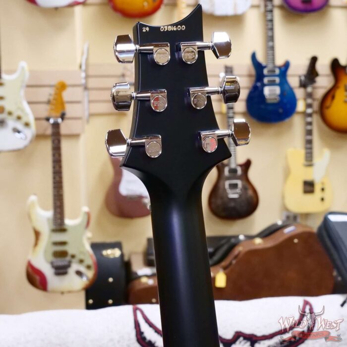 Paul Reed Smith PRS Wild West Guitars Special Run CE 24 Painted Black Neck 57/08 Covered Pickups Eriza Verde 7.55 LBS - Image 9