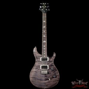 PRS Wild West Guitars Special Run CE 24 Flame Maple Top and 57/08 Pickups Grey Black 238551 - Image 5