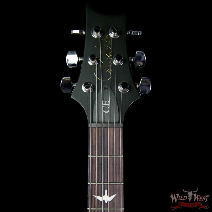 PRS Wild West Guitars Special Run CE 24 Flame Maple Top and 57/08 Pickups Grey Black 238551 - Image 8