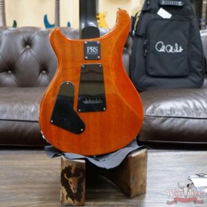 Paul Reed Smith PRS Wild West Guitars Special Run Flame Top Black Neck CE 24 Orange - Image 9