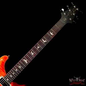 Paul Reed Smith PRS Wild West Guitars 2023 Special Run CE 24 Painted Black Neck 57/08 Pickups Orange - Image 4