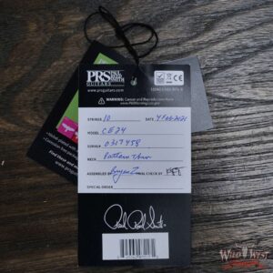 Paul Reed Smith PRS Wild West Guitars Special Run Flame Top Black Neck CE 24 Orange - Image 11