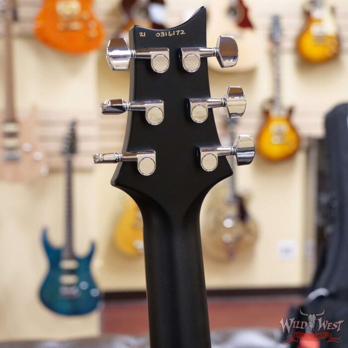 PRS Wild West Guitars Special Run Flame Top Black Neck CE 24 Faded Gray Black Purple Burst 316172 - Image 9