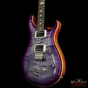 Paul Reed Smith PRS Wild West Guitars 2023 Special Run CE 24 Painted Black Neck 57/08 Pickups Faded Grey Black Purple Burst - Image 2