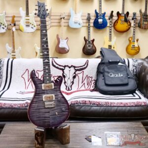 Paul Reed Smith PRS Wild West Guitars Special Run CE 24 Painted Black Neck 57/08 Covered Pickups Faded Grey Black Purple Burst 7.75 LBS - Image 5