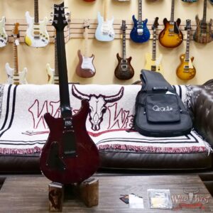 Paul Reed Smith PRS Wild West Guitars Special Run CE 24 Painted Black Neck 57/08 Covered Pickups Faded Grey Black Purple Burst 7.75 LBS - Image 8