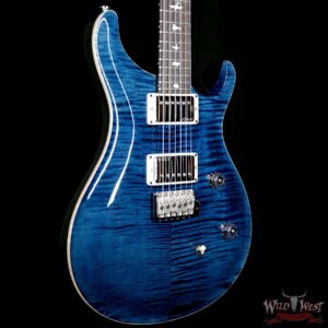 PRS Wild West Guitars Special Run CE 24 Flame Maple Top and 57/08 PU Whale Blue 238562 - Image 4