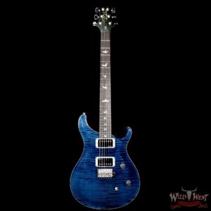 PRS Wild West Guitars Special Run CE 24 Flame Maple Top and 57/08 PU Whale Blue 238562 - Image 5