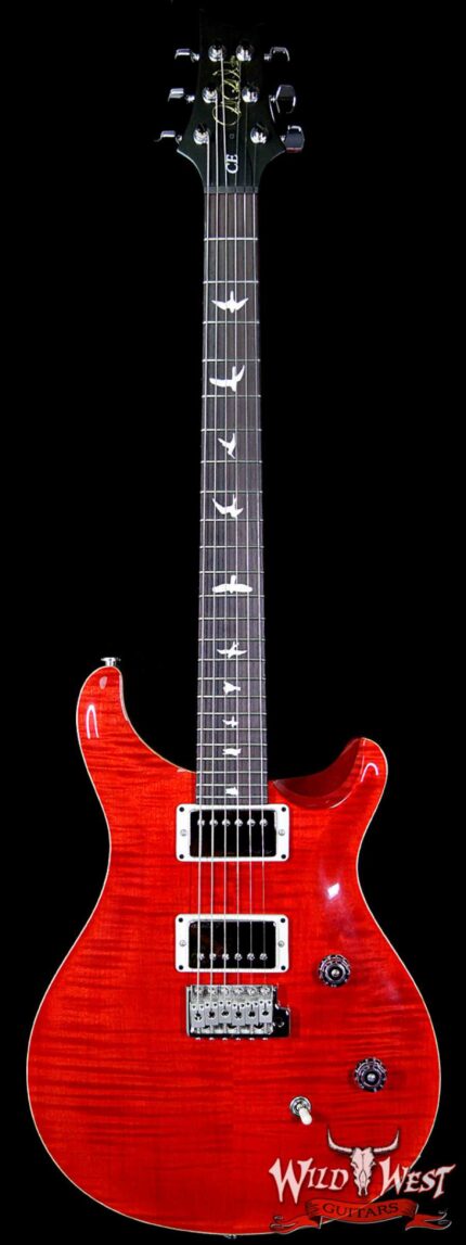 PRS Paul Reed Smith Wild West Guitars Special Run CE 24 Flame Top and 57/08 Pickups Ruby 239614