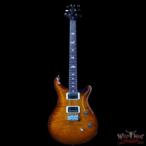Paul Reed Smith PRS Wild West Guitars 2023 Special Run CE 24 Painted Black Neck 57/08 Pickups Violin Amber Sunburst - Image 3