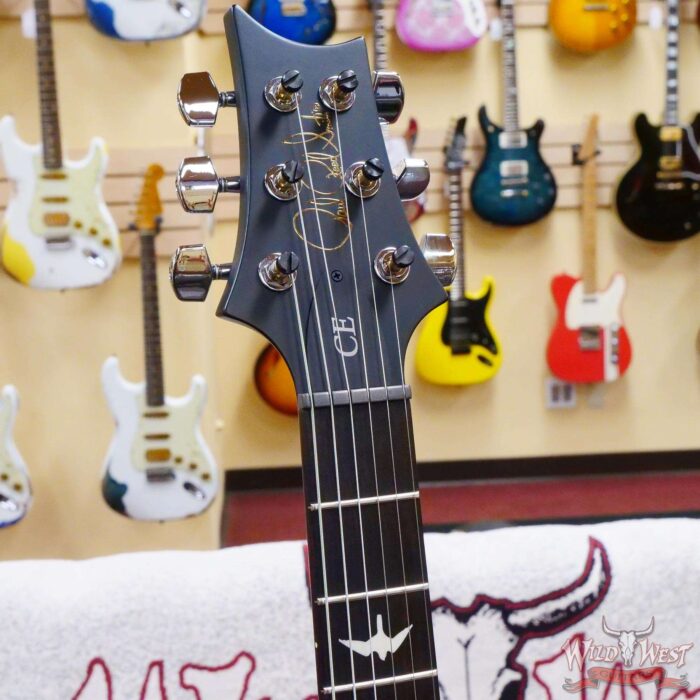 Paul Reed Smith PRS Wild West Guitars 2023 Special Run CE 24 Painted Black Neck 57/08 Pickups Violin Amber Sunburst - Image 6