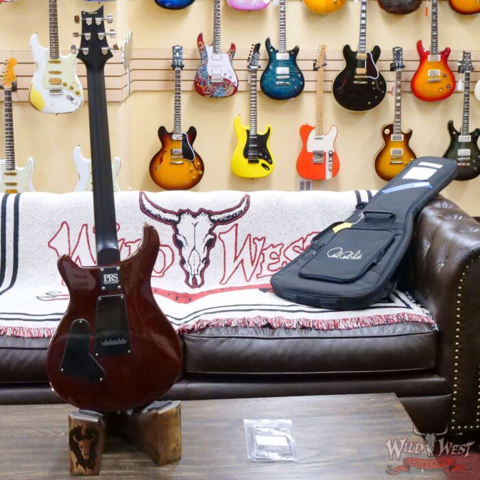 Paul Reed Smith PRS Wild West Guitars 2023 Special Run CE 24 Painted Black Neck 57/08 Pickups Violin Amber Sunburst - Image 8