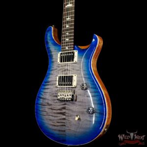 Paul Reed Smith PRS Wild West Guitars 2023 Special Run CE 24 Painted Black Neck 57/08 Pickups Faded Grey Black Blue Burst - Image 2