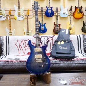 Paul Reed Smith PRS Wild West Guitars Special Run CE 24 Painted Black Neck 57/08 Covered Pickups Faded Grey Black Blue Burst 7.65 LBS - Image 4
