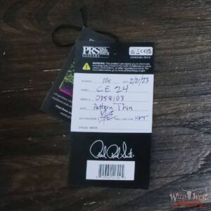 Paul Reed Smith PRS Wild West Guitars Special Run CE 24 Painted Black Neck 57/08 Covered Pickups Faded Grey Black Blue Burst 7.65 LBS - Image 10