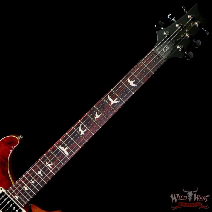 Paul Reed Smith PRS Wild West Guitars 2023 Special Run CE 24 Painted Black Neck 57/08 Pickups Faded Grey Black Cherry Burst - Image 4