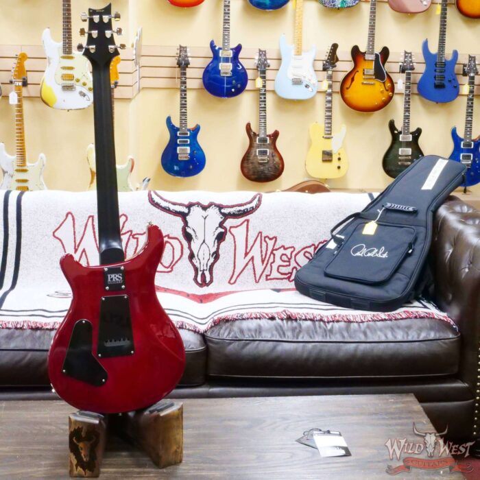 Paul Reed Smith PRS Wild West Guitars Special Run CE 24 Painted Black Neck 57/08 Covered Pickups Faded Grey Black Cherry Burst 7.50 LBS - Image 7