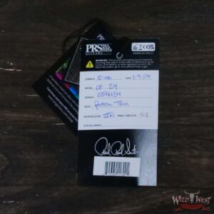 Paul Reed Smith PRS Wild West Guitars Special Run CE 24 Painted Black Neck 57/08 Covered Pickups Faded Grey Black Cherry Burst 7.50 LBS - Image 10