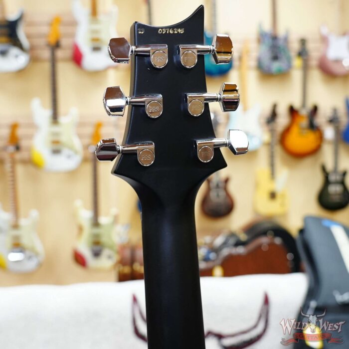 Paul Reed Smith PRS Wild West Guitars Special Run CE 24 Painted Black Neck 57/08 Covered Pickups Faded Grey Black Cherry Burst 7.55 LBS - Image 8