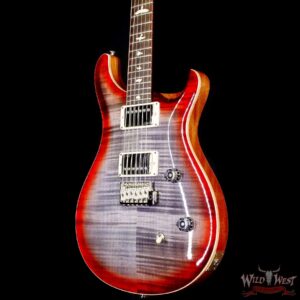 Paul Reed Smith PRS Wild West Guitars Special Run CE 24 Painted Black Neck 57/08 Covered Pickups Faded Grey Black Cherry Burst 7.85 LBS - Image 2