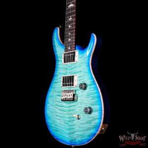 Paul Reed Smith PRS Wild West Guitars Special Run CE 24 Painted Black Neck 57/08 Covered Pickups Makena Blue 7.80 LBS - Image 2