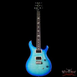 Paul Reed Smith PRS Wild West Guitars Special Run CE 24 Painted Black Neck 57/08 Covered Pickups Makena Blue 7.45 LBS - Image 3