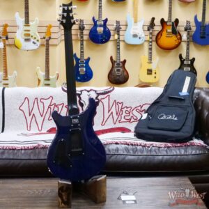 Paul Reed Smith PRS Wild West Guitars Special Run CE 24 Painted Black Neck 57/08 Covered Pickups Makena Blue 7.45 LBS - Image 7