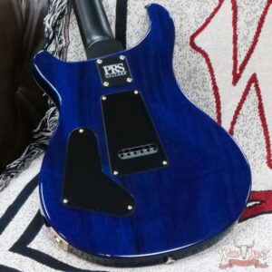 Paul Reed Smith PRS Wild West Guitars Special Run CE 24 Painted Black Neck 57/08 Covered Pickups Makena Blue 7.45 LBS - Image 9