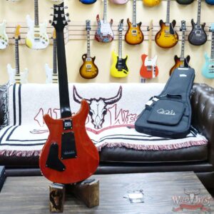Paul Reed Smith PRS Wild West Guitars 2023 Special Run CE 24 Painted Black Neck 57/08 Pickups Orange - Image 8