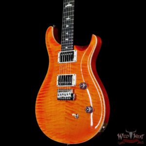Paul Reed Smith PRS Wild West Guitars Special Run CE 24 Painted Black Neck 57/08 Pickups Orange 7.10 LBS - Image 2